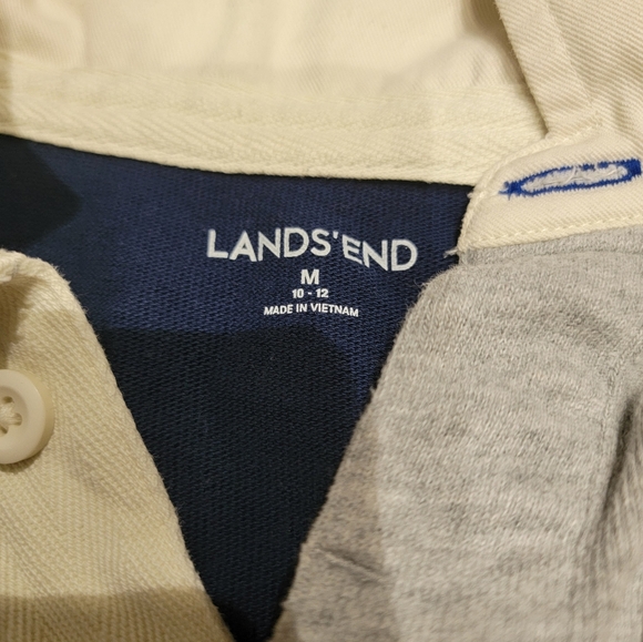 Lands End Rugby Sweater size 10-12 - Picture 4 of 4